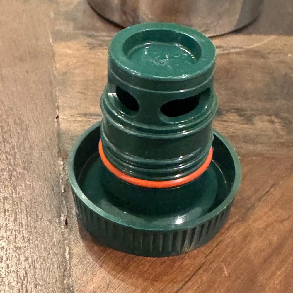 Vintage Aladdin Stanley A-944DH Hammertone Green 1 Quart Vacuum Thermos Bottle - Picture 12 of 16